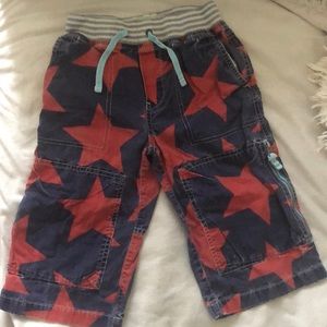 Mini Boden Star shorts.  Size 8y